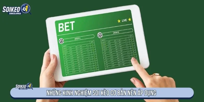Nguyên tắc dữ liệu khi áp dụng kinh nghiệm soi kèo bóng đá